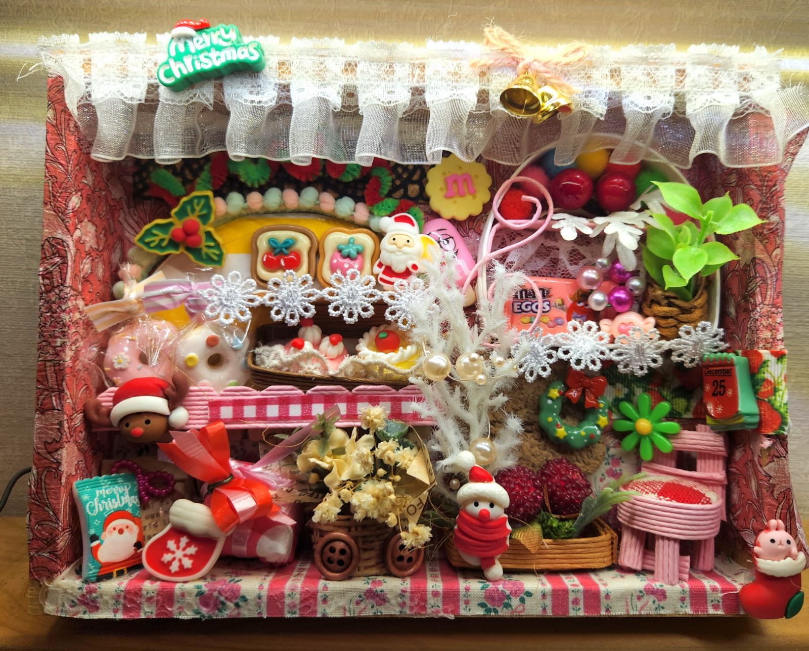 ミニチュア＊クリスマス＊スイーツ＊カフェ♡エコクラフト