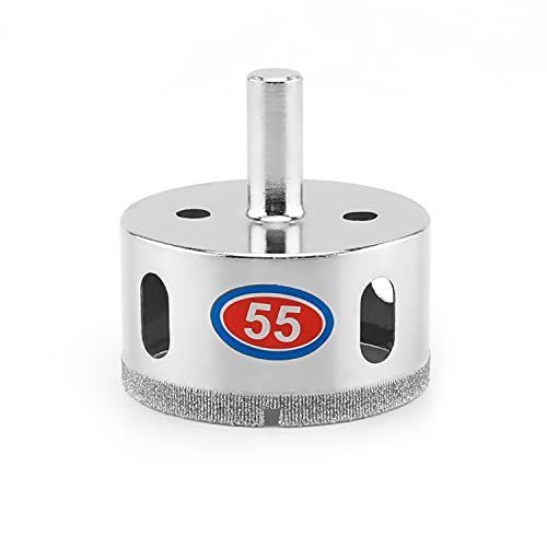 55mm Utoolmart ガラスドリル ホールソー ドリルセット ドリルビットセット ガラス タイル用 ドリルビット ホールソーセット コアビット ガラス 穴あけ 混合 ガラス 研削 加工 穴あけ 硝子 大理