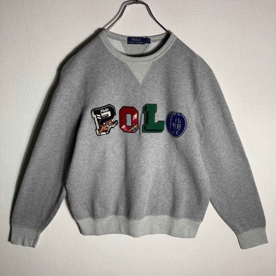 【極美品/現行モデル】POLO RALPHLAUREN スウェット ロゴ 白 L 極美品/現行モデル】POLO RALPHLAUREN スウェット ロゴ 白 L