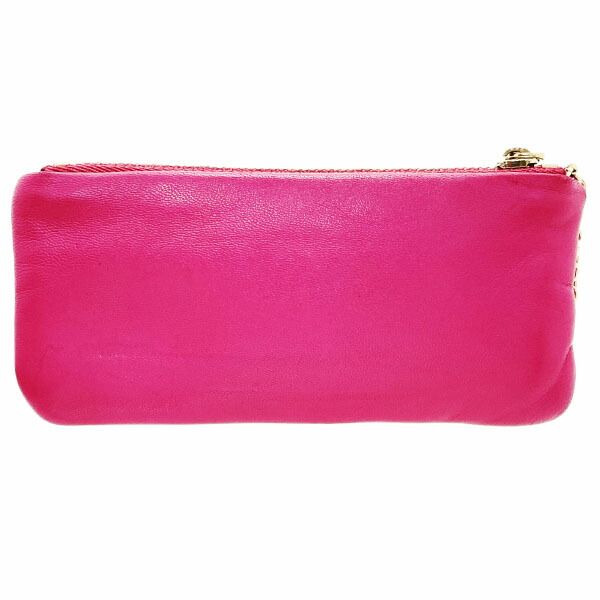 ロエベ コインケース アナグラム ロゴ コインパース レザー 革 ピンク系 LOEWE ファスナー 小銭入れ キーホルダー キー付コインケース 小銭入れ兼用キーケース キーポーチ ブランド小物