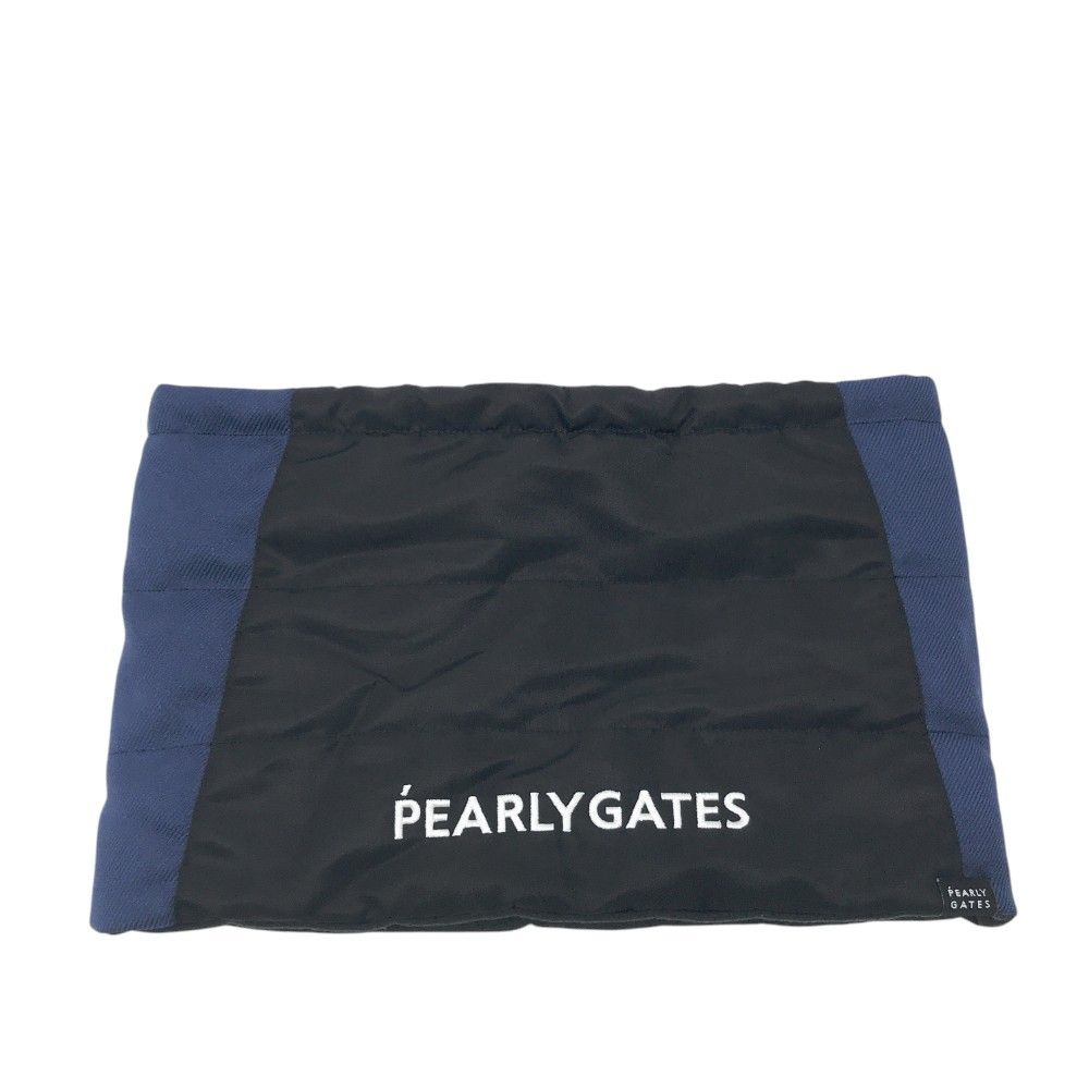 PEARLY GATES パーリーゲイツ 2022年モデル 中綿 裏フリース ネックウォーマー  ネイビー系 FR [240101337611] ゴルフウェア ストスト
