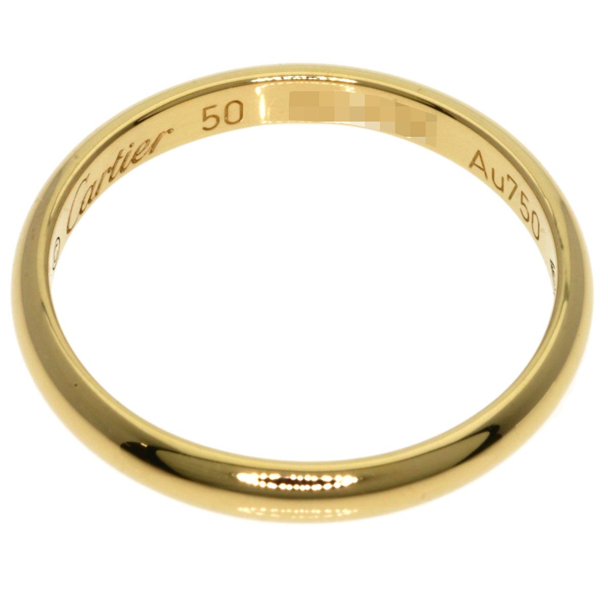 CARTIER カルティエ ウェディング #50 リング・指輪 K18YG レディース  