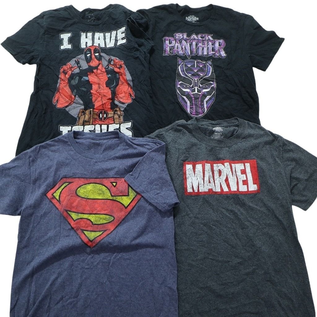 マーベル　DC まとめうり 古着卸 まとめ売り マーベル DCコミック 半袖Tシャツ 16枚セット