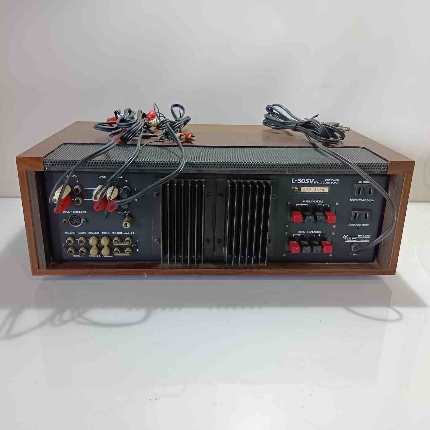ジャンク LUXMAN ラックスマン L-505V プリメインアンプ 音響
