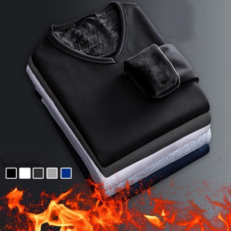 全品大幅値下げ！ 裏起毛 インナー インナーシャツ メンズ 防寒着 防寒 肌着 長袖 ヒートテック アンダーシャツ ロンT Tシャツ Vネック 丸首 クルーネック ストレッチ 秋冬 アンダーウェア 保温 暖 発熱 イ amyz2654 マニッシュスタイル