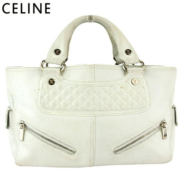 CELINE セリーヌ ブギーバッグ ホワイト 白 レザー レディース