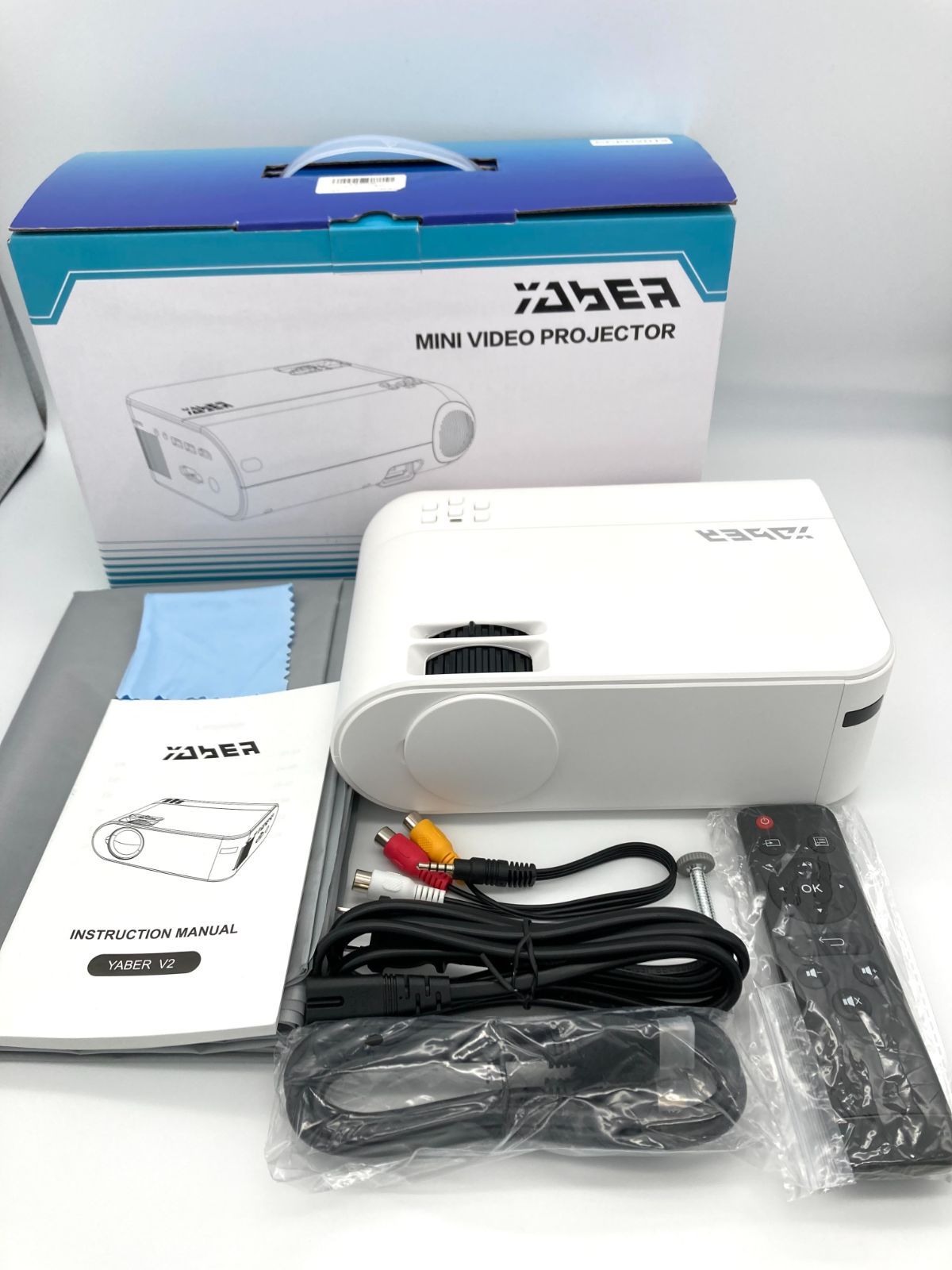 YABER MINI VIDEO PROJECTOR V2＋スクリーン付き www.krzysztofbialy.com