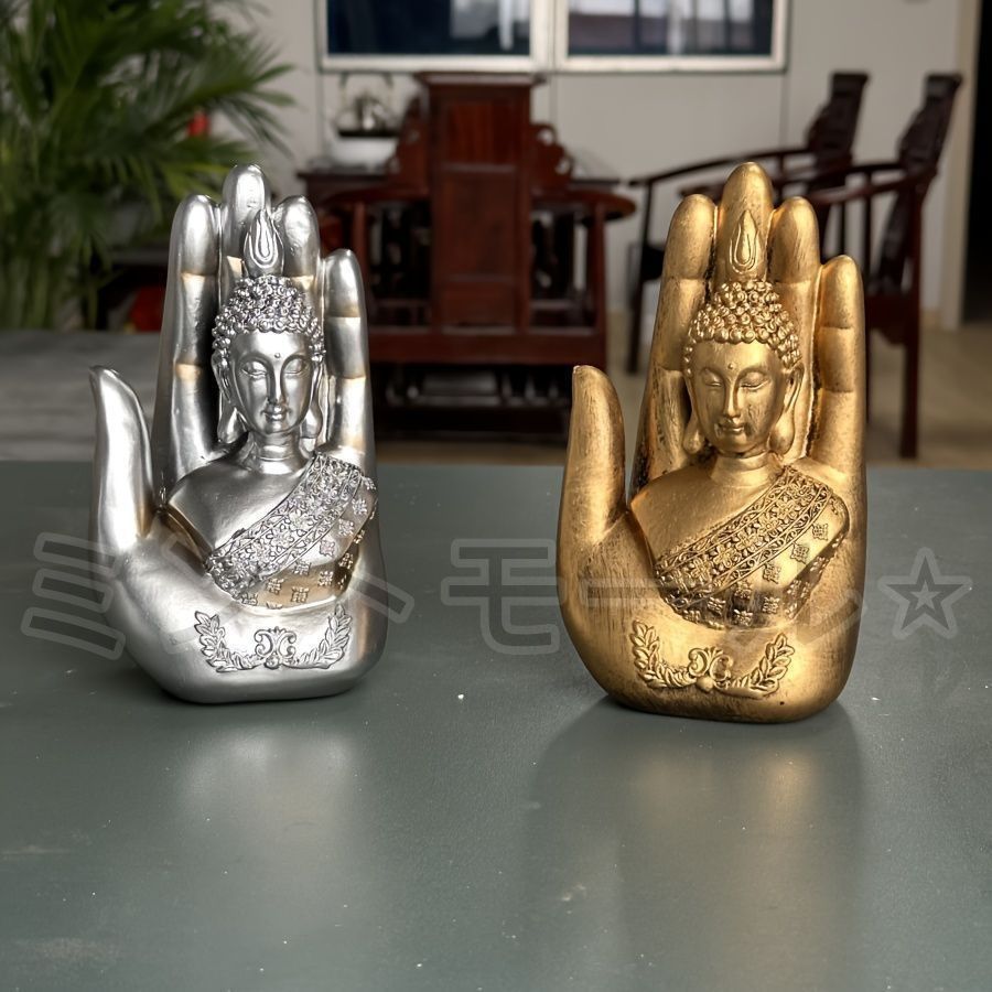 手 像 ハンド オブジェ 仏陀 ブッダ 仏像 彫刻 スピリチュアル 瞑想 禅