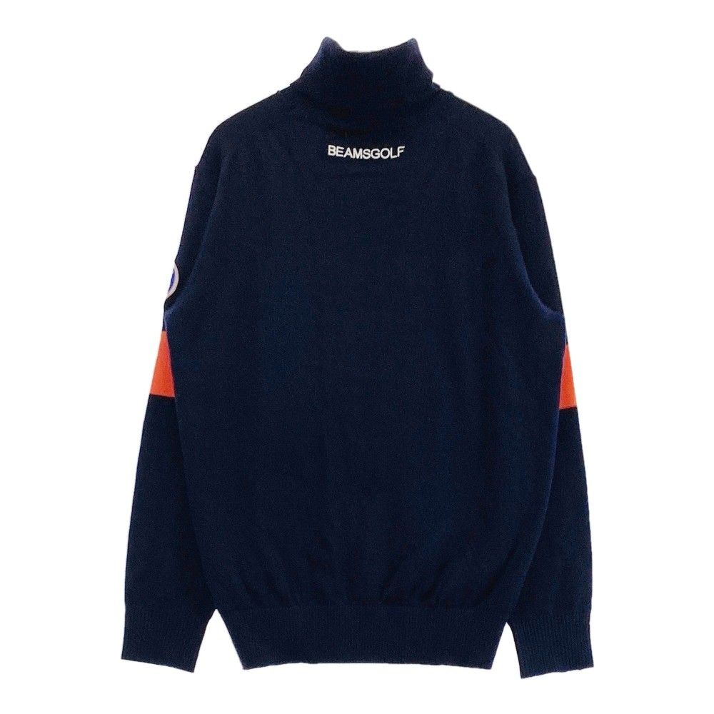 サイズ：M BEAMS GOLF ビームスゴルフ タートルネック ニットセーター