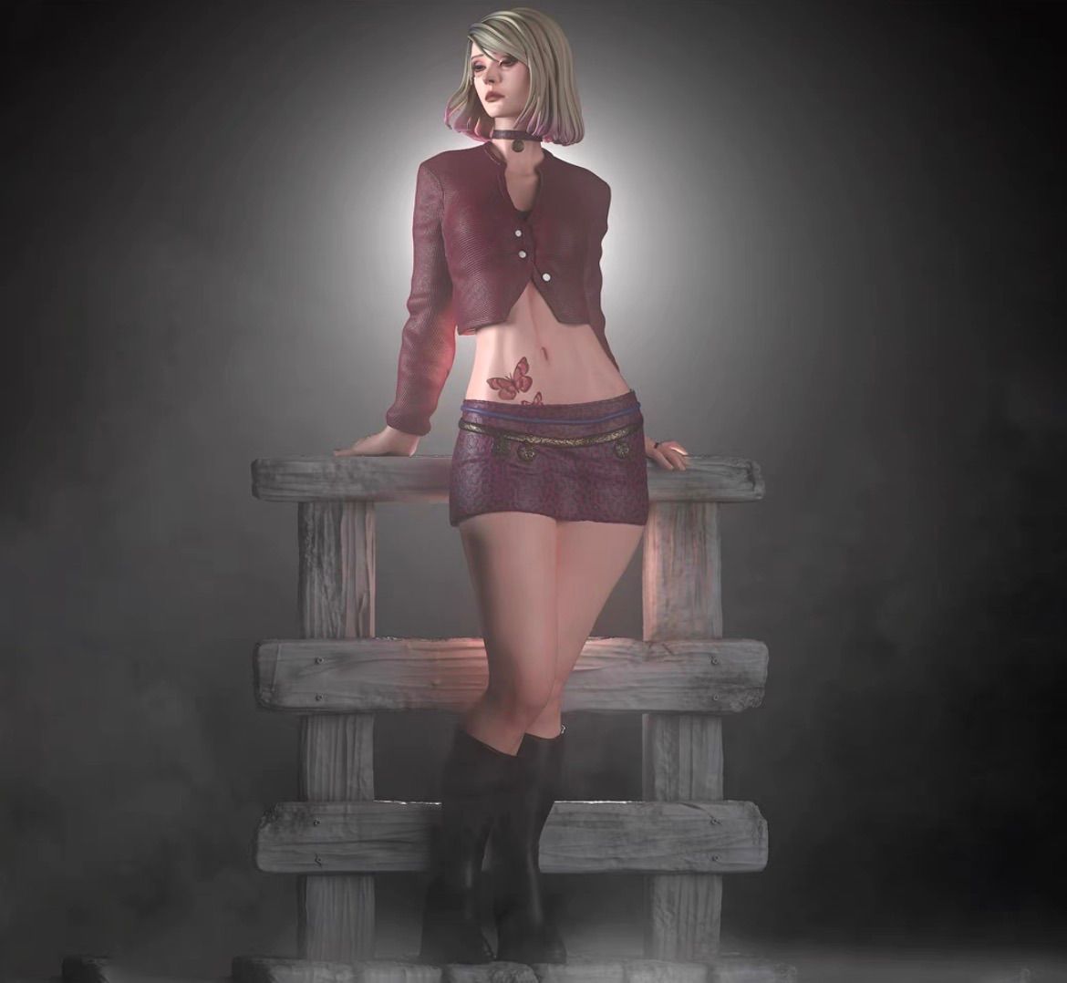 1/8 ガレージキット フィギュア 未塗装 サイレントヒル マリア 23cm