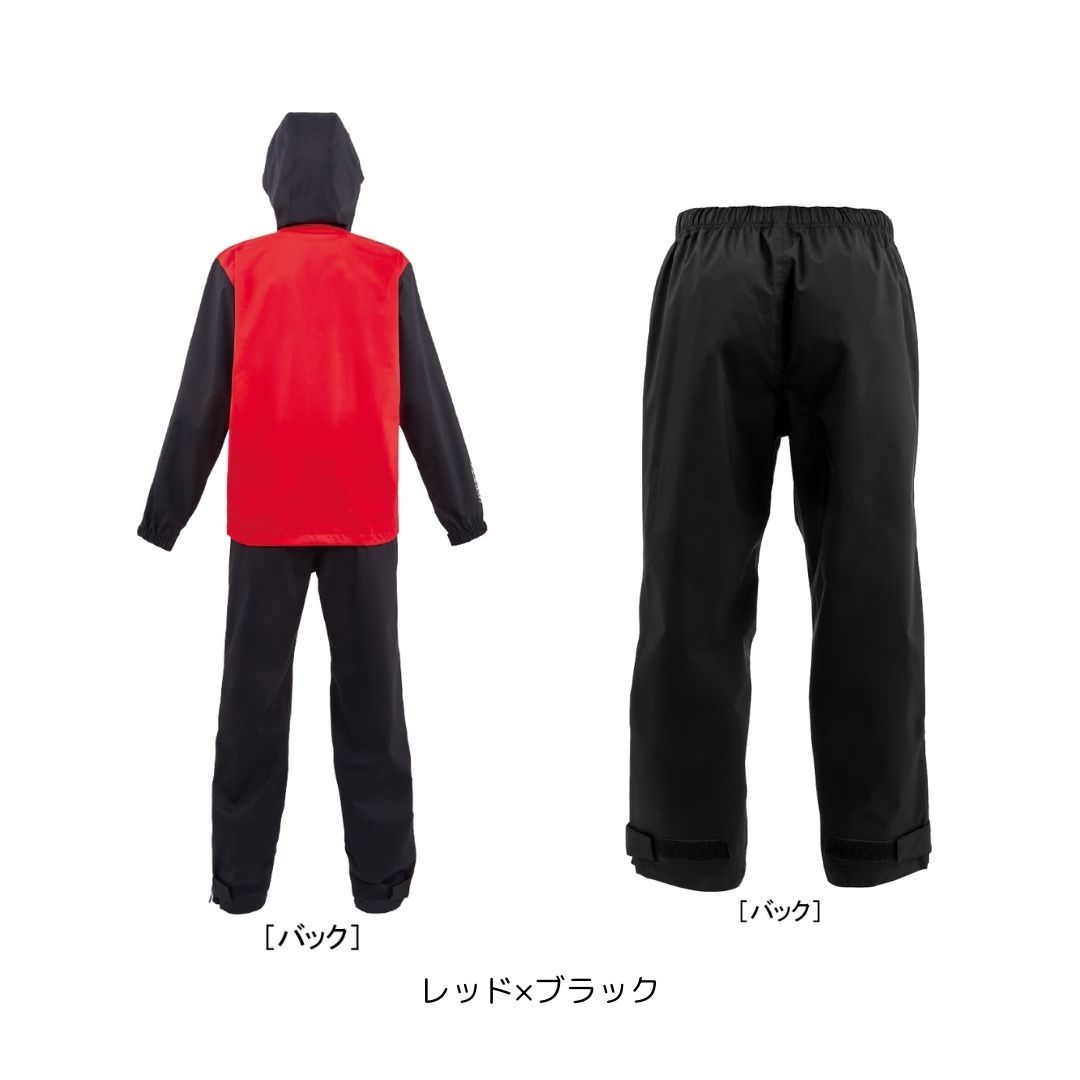 がまかつ G-SPECレインスーツ GM3784 L レッド×ブラック