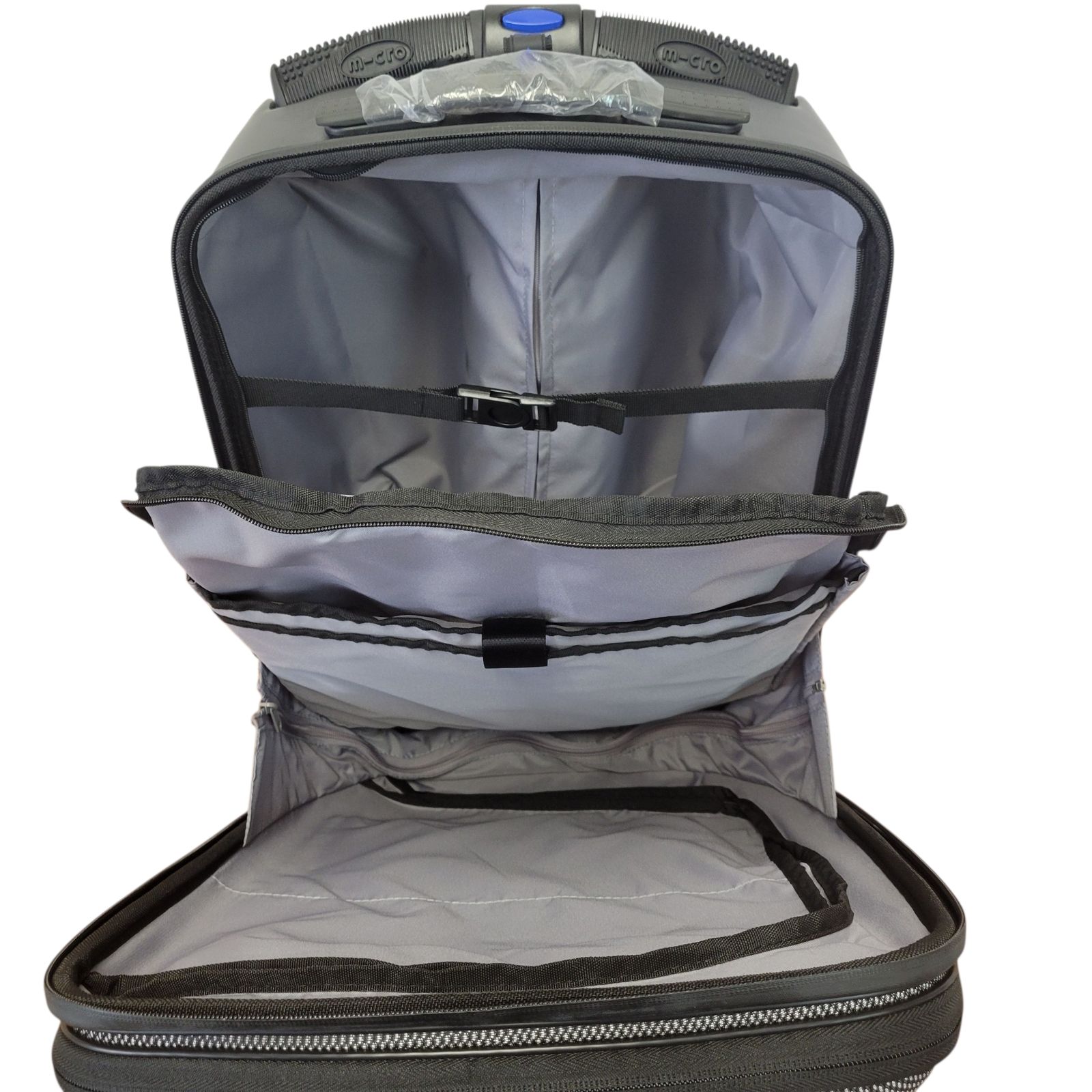  スイスMicro Mobility社製 マイクロ ラゲッジ ブラック 3.0 MICRO LUGGAGE キャリーバッグ キャリーケース キックボード キャリーカート 旅行かばん 小分けバッグ