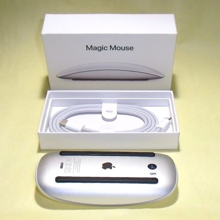 編込USB-Cケーブル付属 Apple Magic Mouse MK2E3J/A - PC周辺機器 Apple Magic Mouse MK2E3J/A