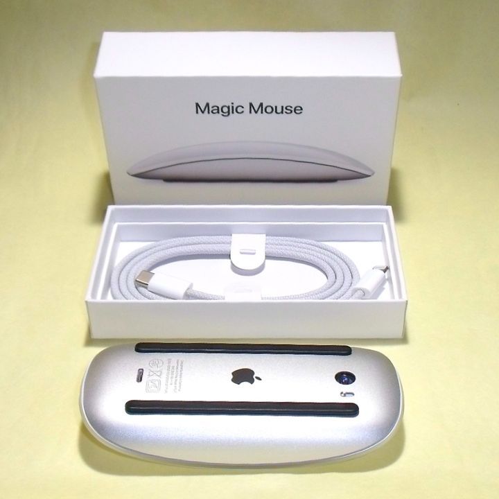 Apple Magic Mouse MK2E3J/A 編み込みUSB-Cケーブル付属 - メルカリ