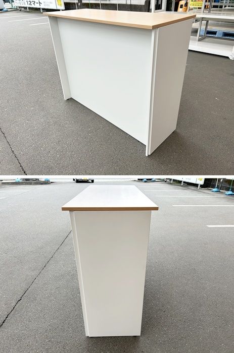 一部地域送料無料 プラス ハイカウンター 棚板１枚 天板ナチュラル スチール F-NA-809-0714A