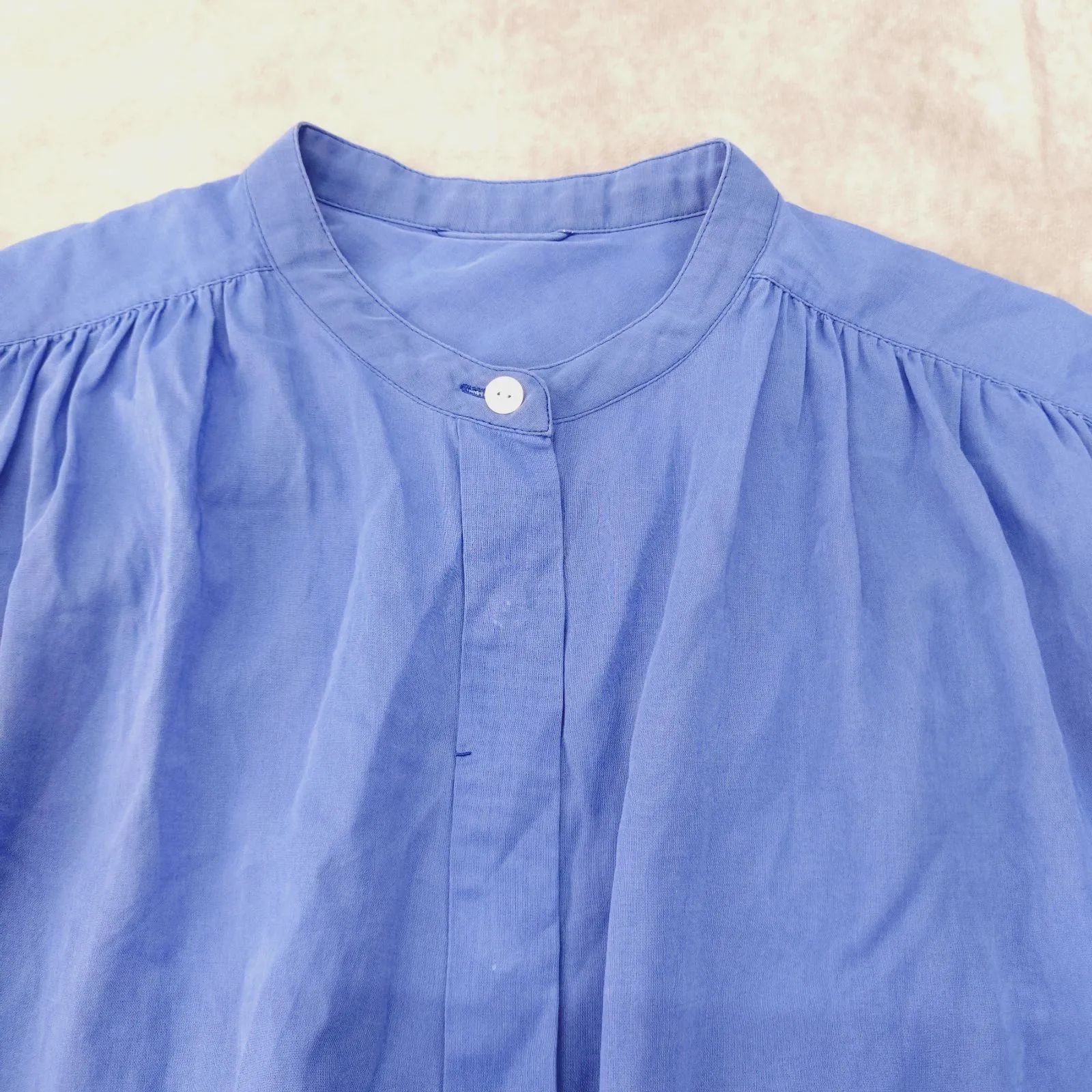 MACKINTOSH LONDON 38 サイズ 七分袖 ブラウス コットン100% バンド 