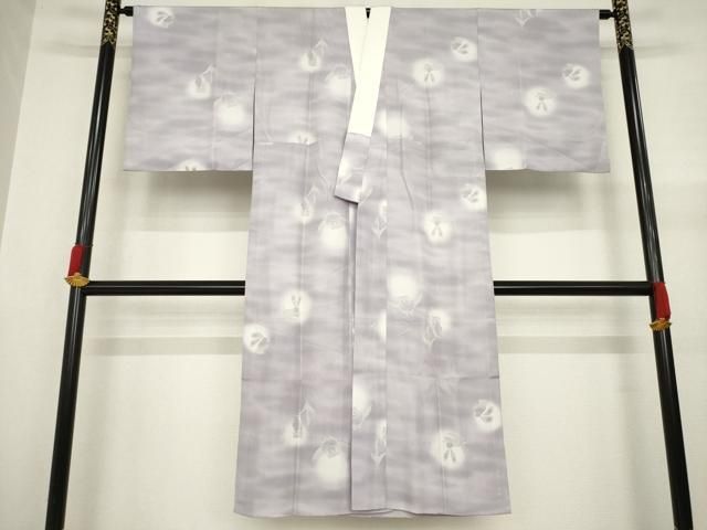 平和屋着物●長襦袢 無双仕立て 木兎 兎 やまと誂製 正絹 AABA6689ck