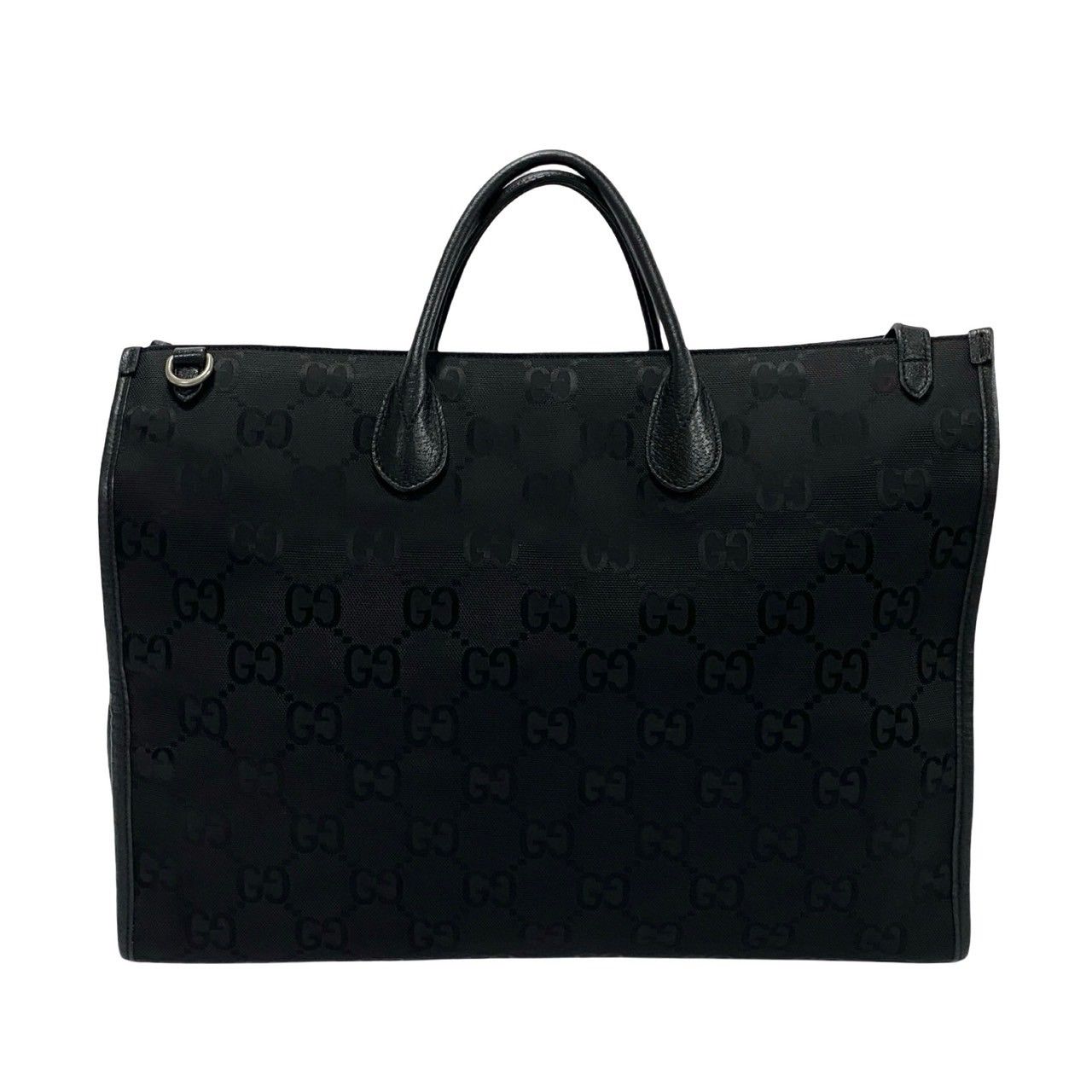 GUCCIバッグ ほぼ未使用 GUCCI グッチ オフ ザ グリット GG ロゴ ナイロン レザー