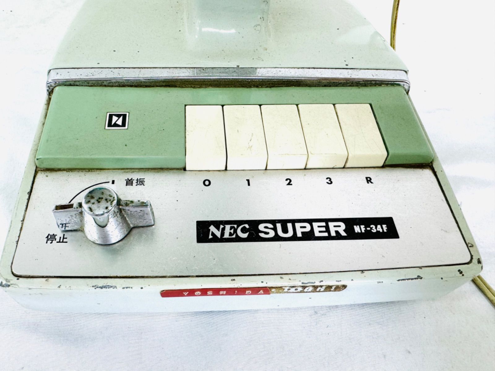 希少 レトロ 昭和 39年製 扇風機 NEC NF-34F 稼働問題無し az