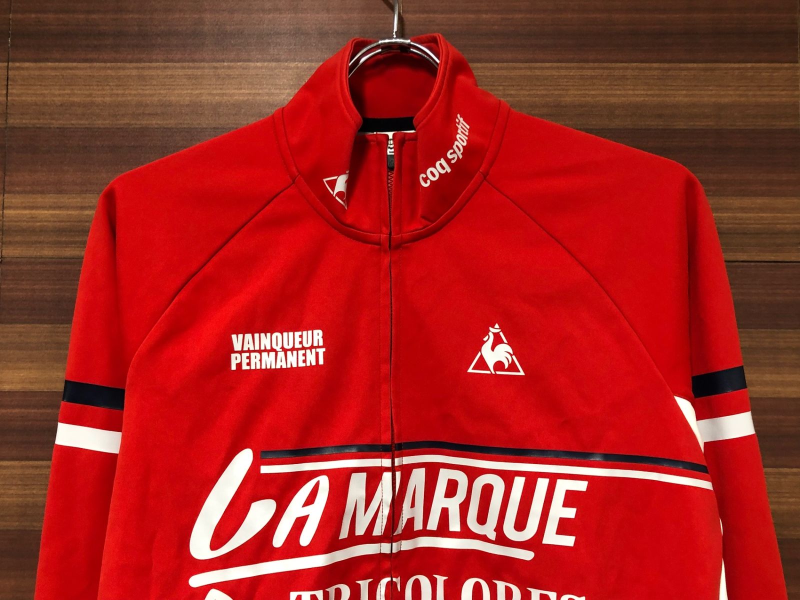 HY896 ルコックスポルティフ le coq sportif 長袖サイクルジャージ 防風 O