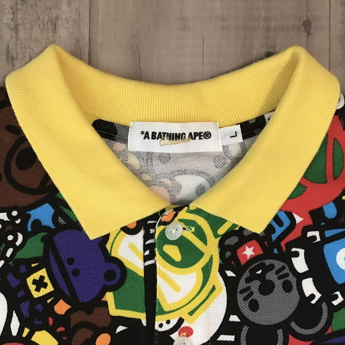 A BATHING APE マイロサファリ ポロシャツ M