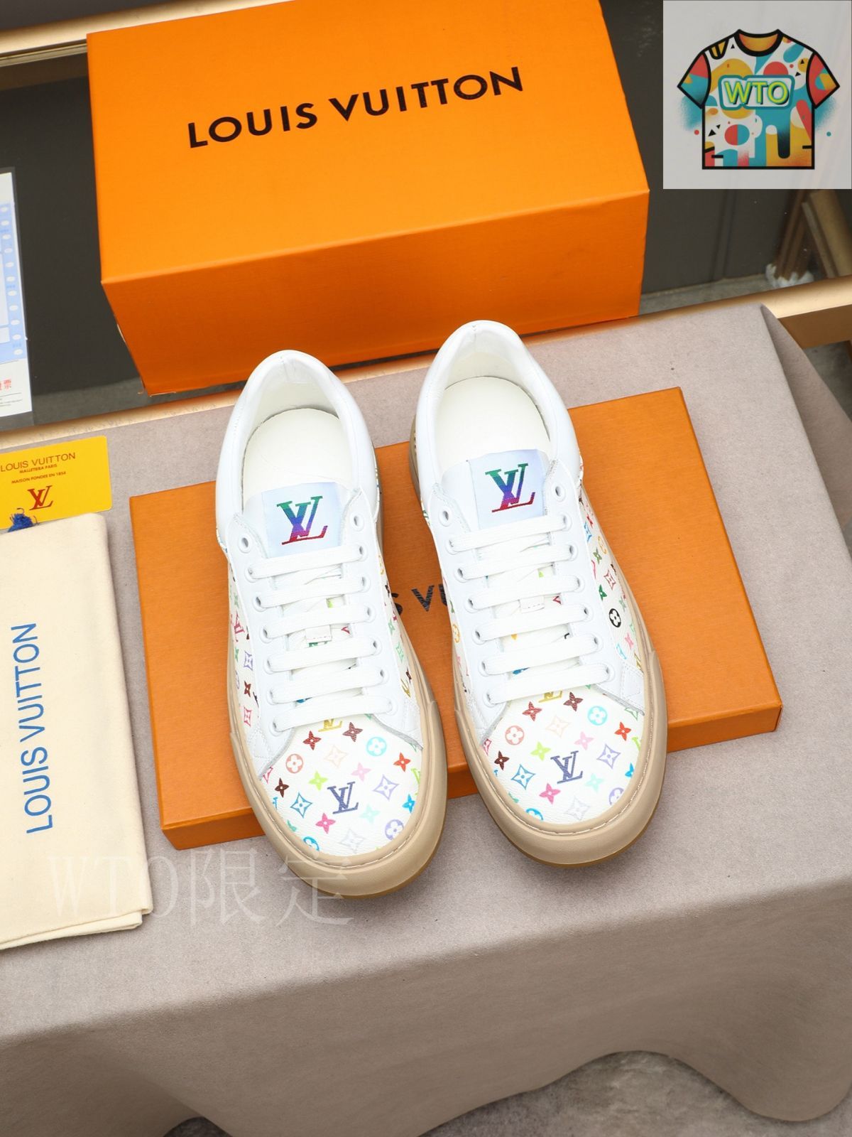 LOUIS VUITTON ルイ・ヴィトン メンズ カジュアル シューズ04-3