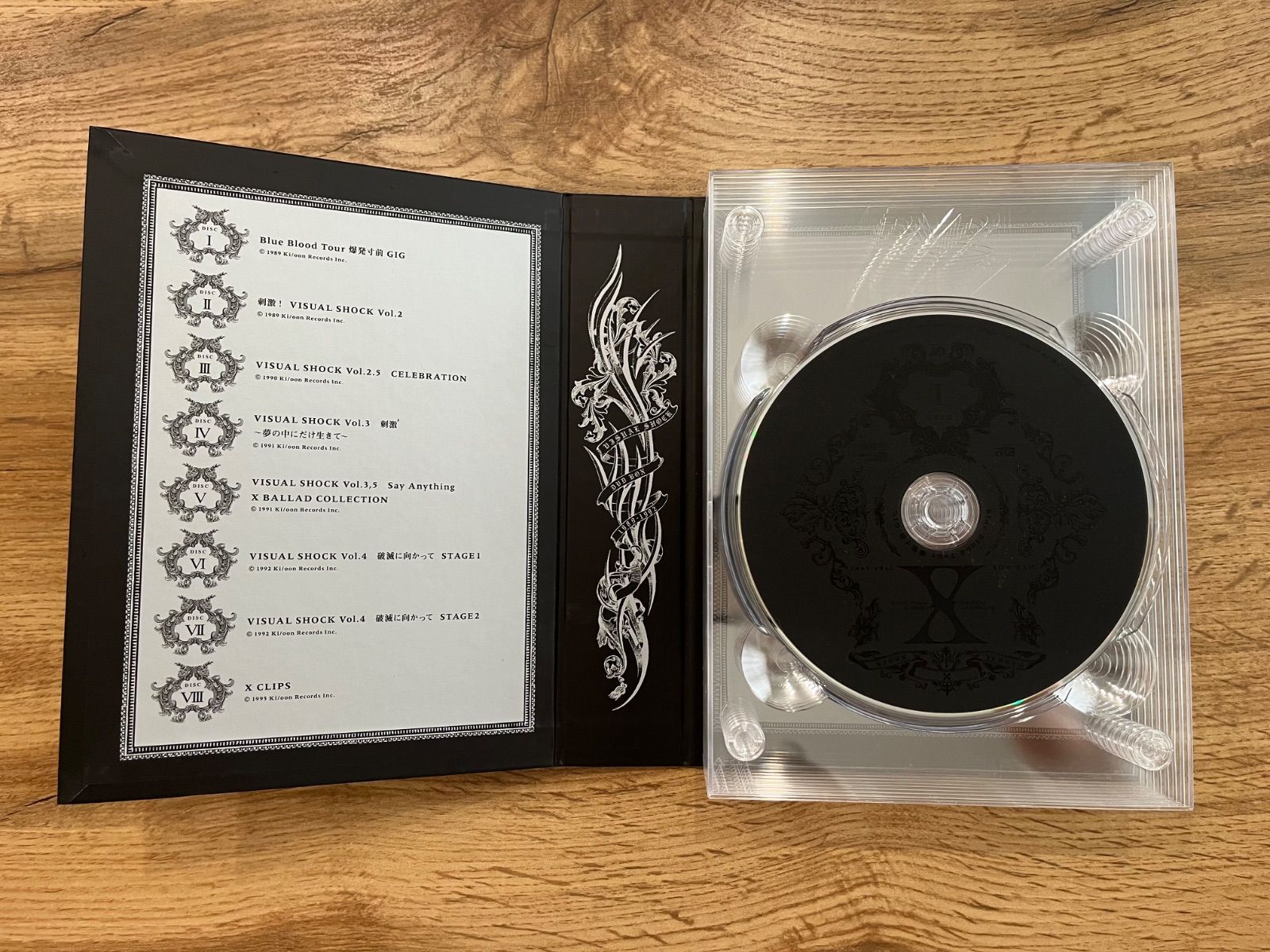 X VISUAL 注文 SHOCK DVD BOX 1989-1992 X VISUAL SHOCK DVD-BOX 1989