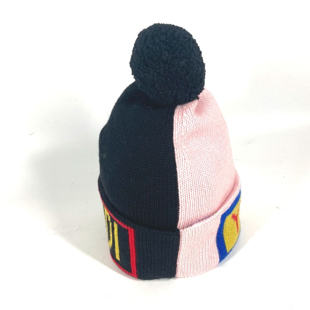 FENDI フェンディ ニット帽 ロゴ FXQ056 ウール - メルカリ