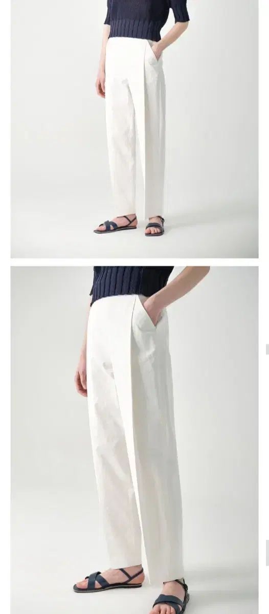 ジュンバイジュンケイ ラウンドパンツ - 白 スモール