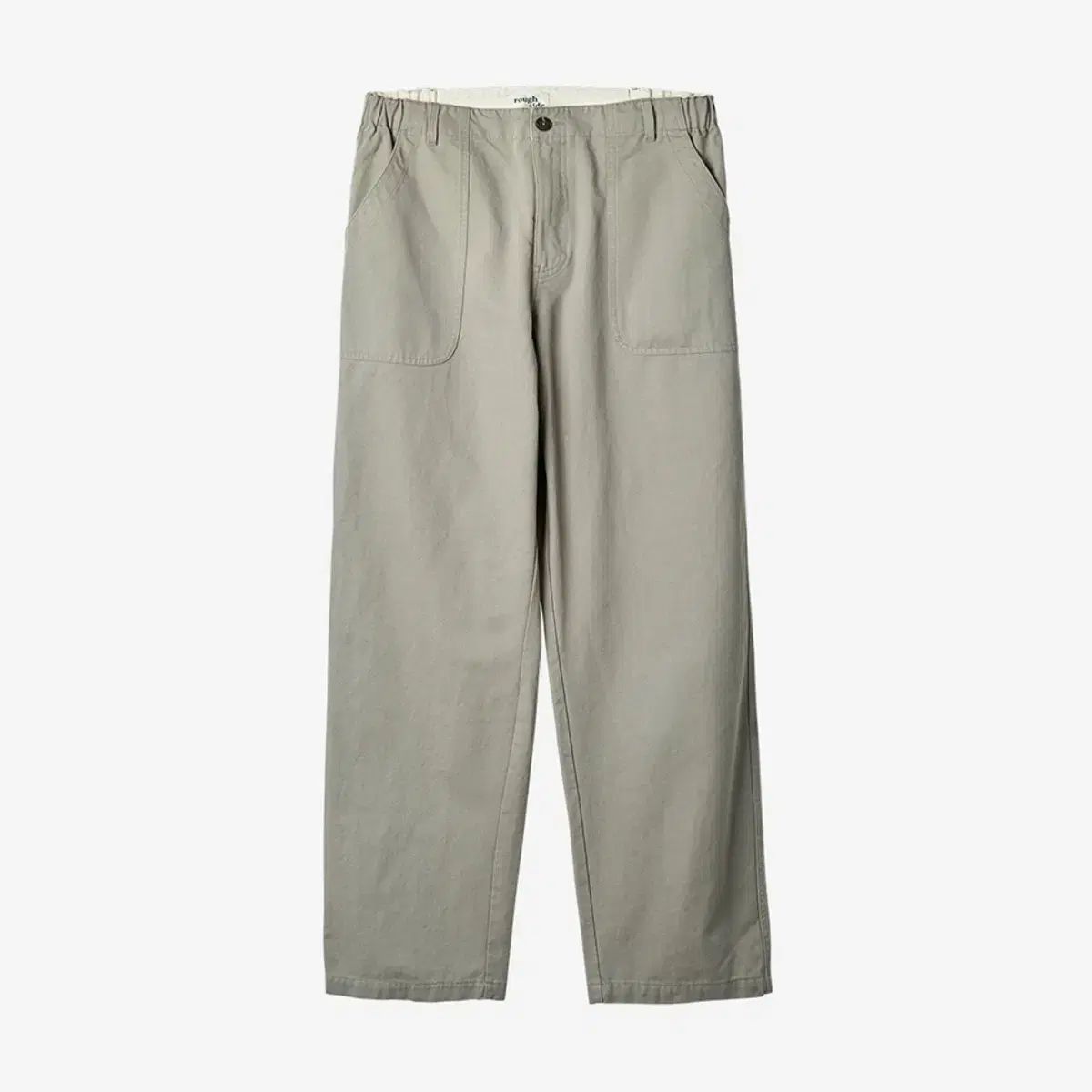 ROUGH SIDE 弾力性のある ファティーグパンツ ライトオリーブ