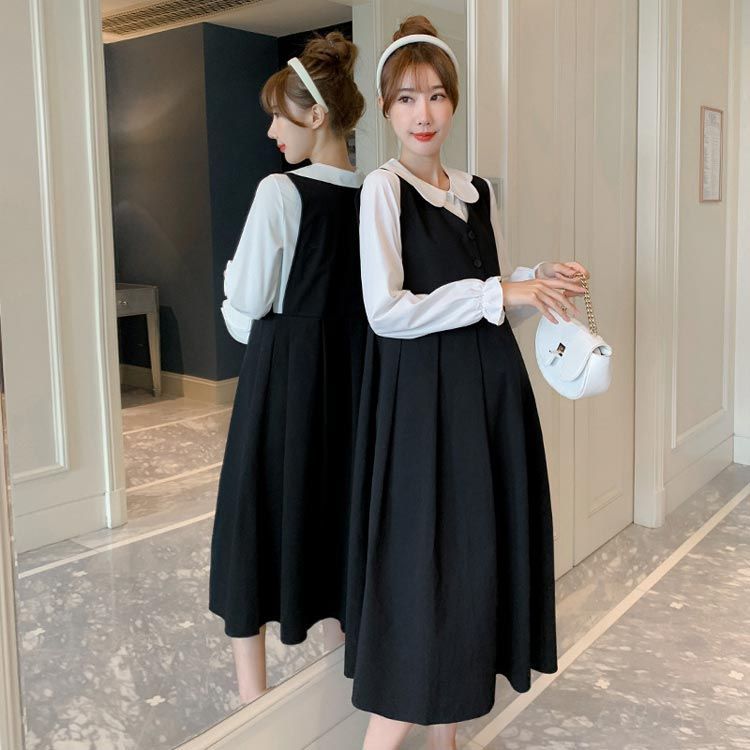 マタニティ ジャンパースカート ワンピース 妊婦服 前開き 産前 マタニティ ジャンパースカート ワンピース 妊婦服 前開き 産前