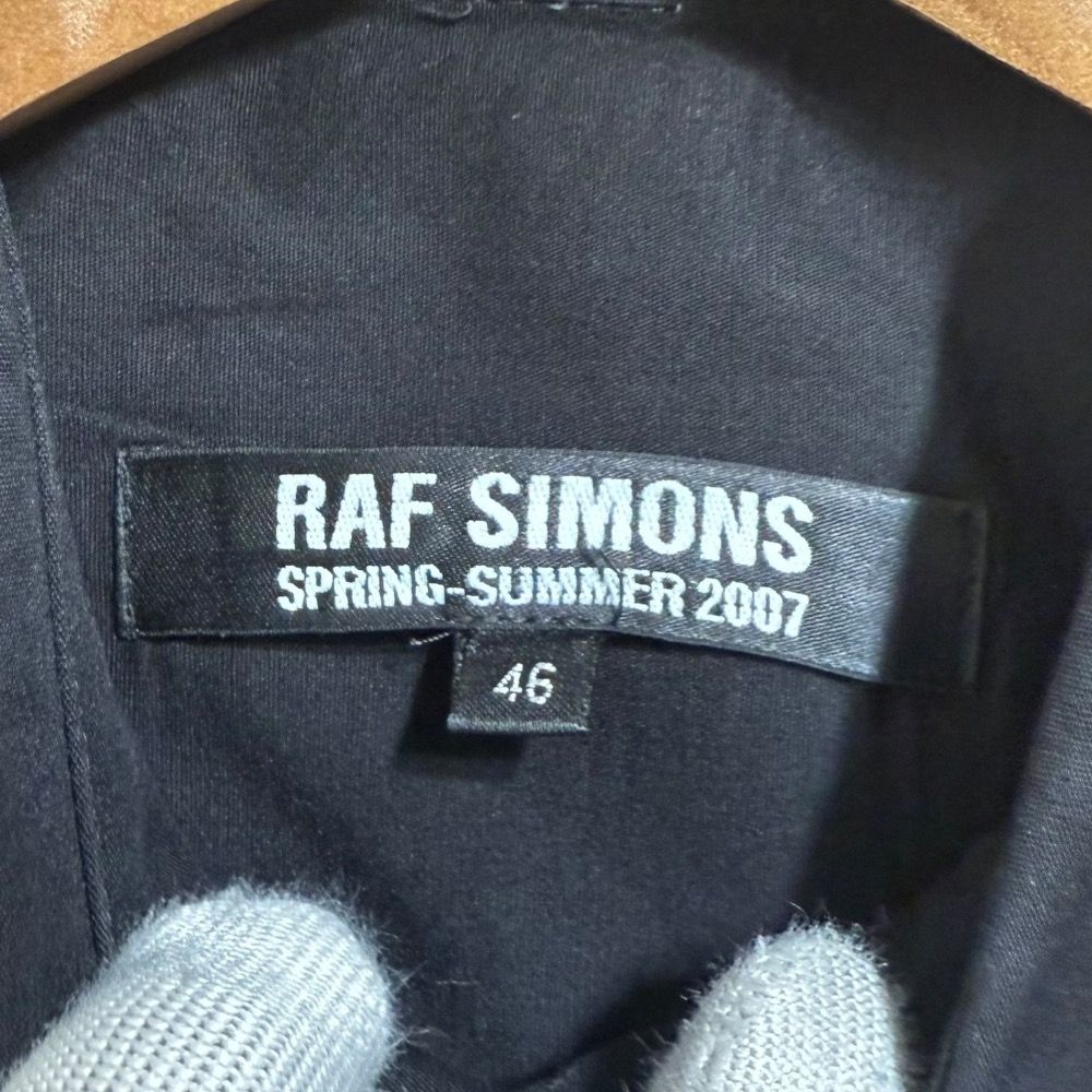 美品 07SS RAF SIMONS ラフシモンズ ノースリーブ シャツ サイズ46