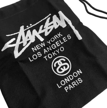 Stussy ブラックリュック 未使用タグ付き STUSSY 訳あり ステューシー リュック メンズ 男性 バックパック