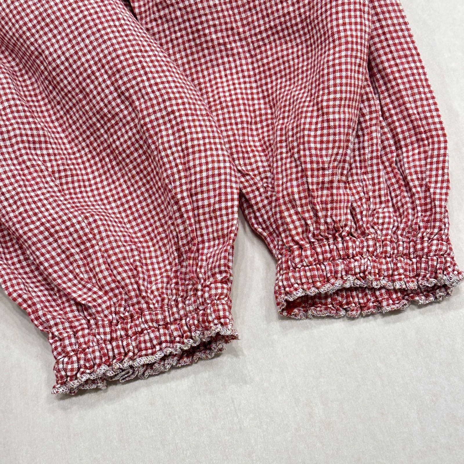 nest robe ネストローブ ギンガムチェック kanoco 別注 ブラウス 美品【nest robe 】ネストローブ ギンガムチェック kanoco 別注