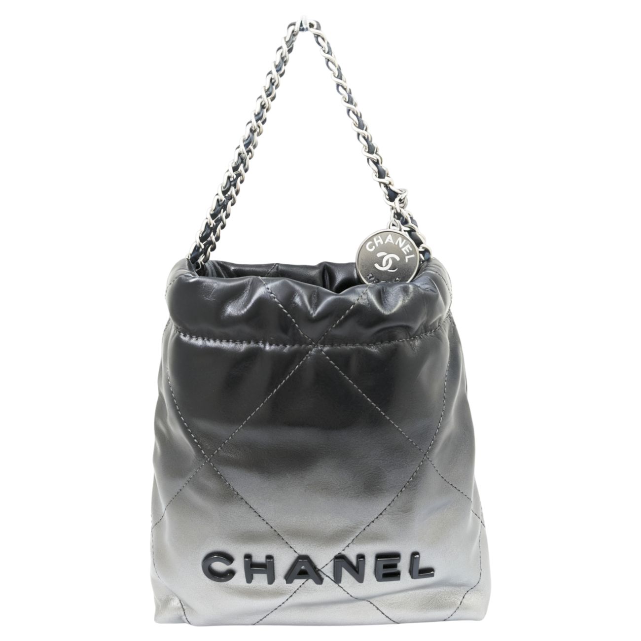 中古】CHANEL シャネル 22 ミニ チェーンショルダーバッグ シャイニー