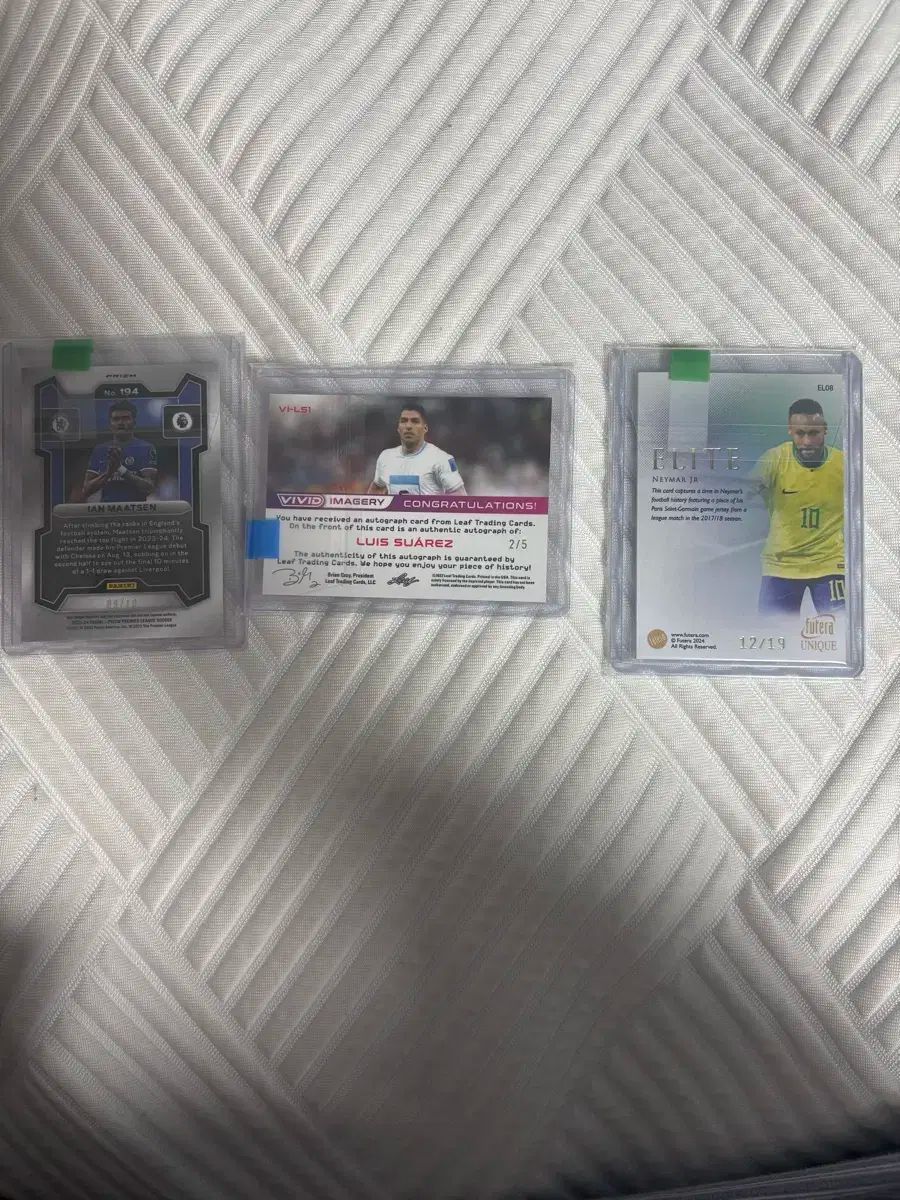 自然な イアン マッテン ルーキー 10枚 ムン スア MOON SUA SUARE スアレ オート 5枚 ネイマール ジャージ 19枚