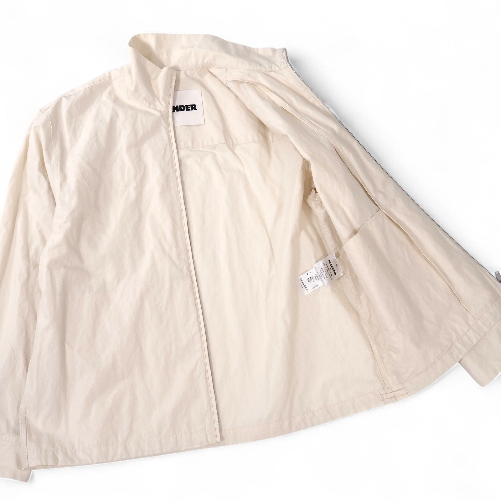 ジルサンダー スタンドカラージャケット 美品 ジルサンダー JIL SANDER 23SS スタンドカラー ジャケット