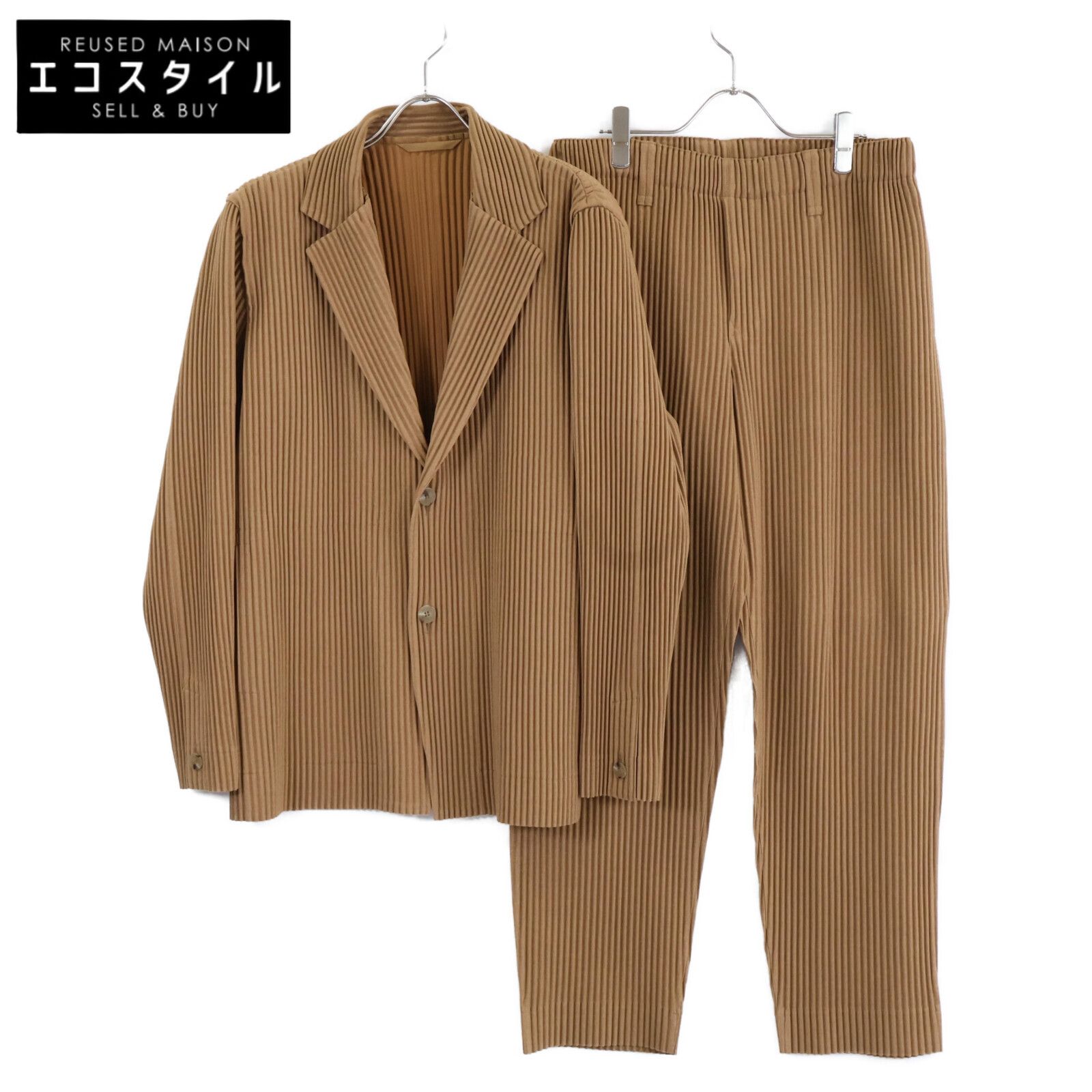 HOMME PLISSE ISSEY MIYAKE オムプリッセ イッセイミヤケ HP83FD016|HP83FF018 プリーツ 2Bシングル 3