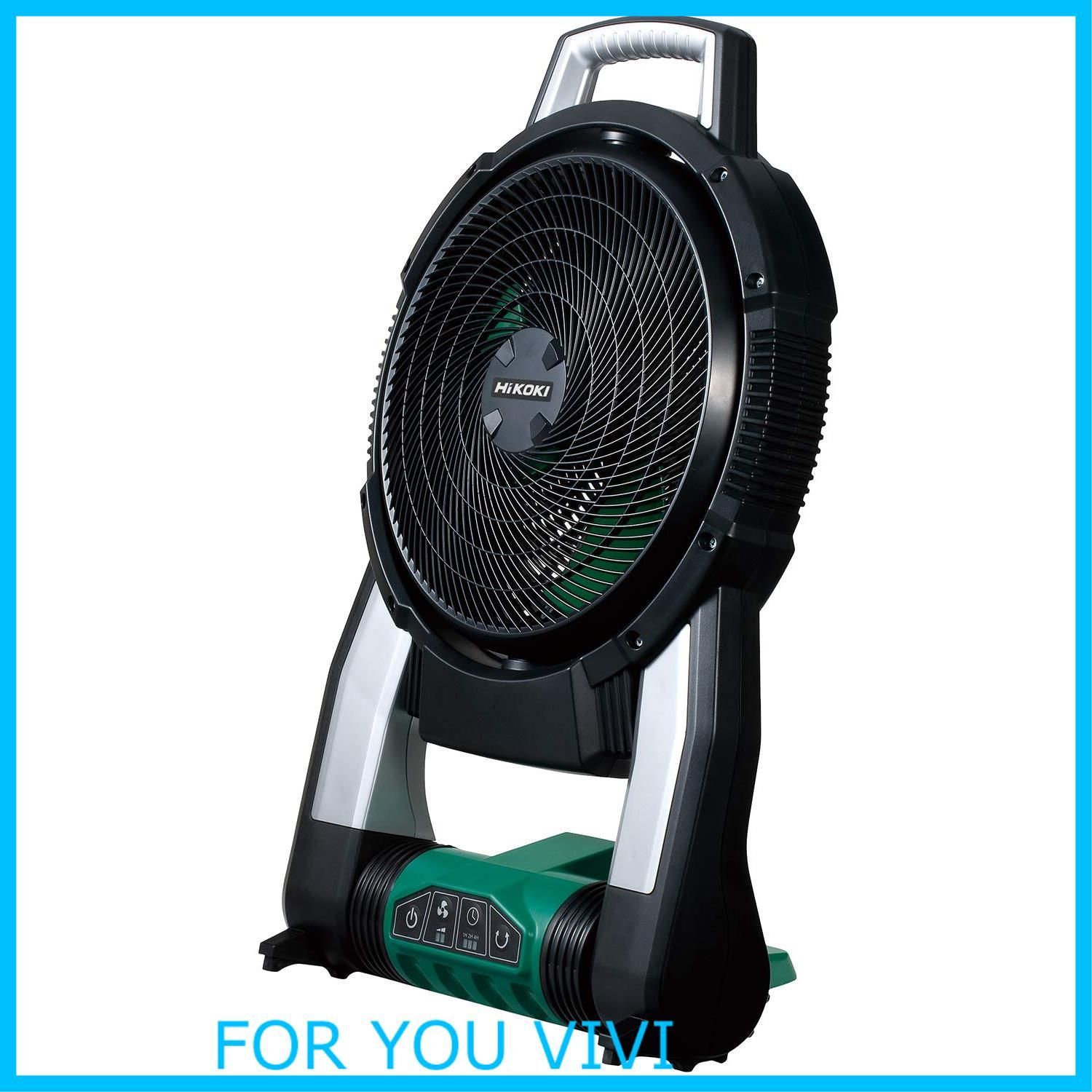 新着商品 HiKOKI ハイコーキ 14.4V 18V共用 コードレスファン 充電式 AC100V使用可 自動首振り機能 蓄電池 充電器別売り UF18DSAL NN