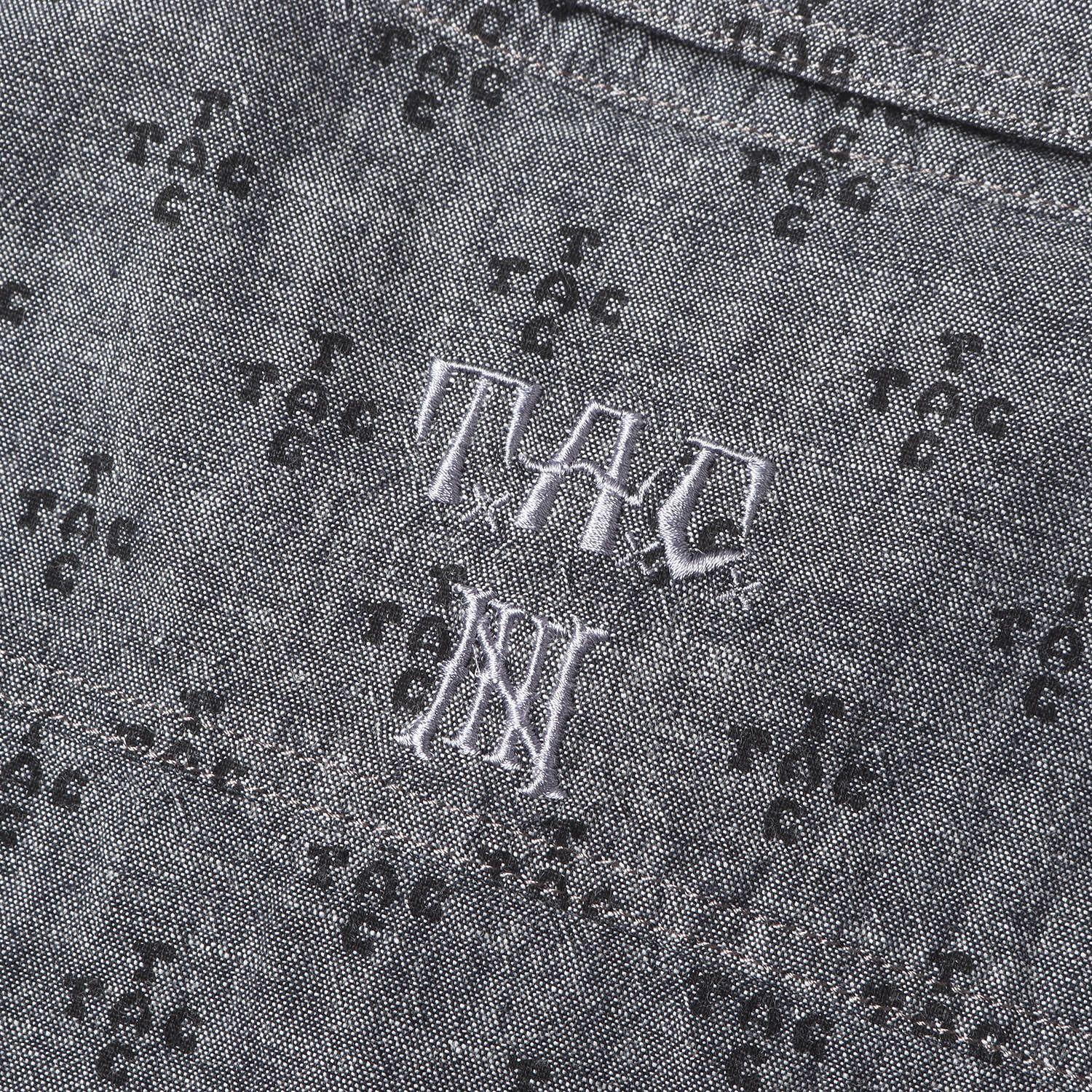 NEIGHBORHOOD ネイバーフッド シャツ インディゴ サイズ:M | TRIPLE ACE CLUB ロゴ総柄 シャンブレーシャツ (NHTA CHANBRAY / C-SHIRT. LS) | トップス カジュアルシャツ 長袖【メンズ】【中古】【K4591】 NEIGHBORHOOD ネイバーフッド シャツ インディゴ サイズ:M | TRIPLE