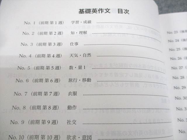 鉄緑会 高3 英語 英作文確認シリーズ テキスト 2024 020S0D