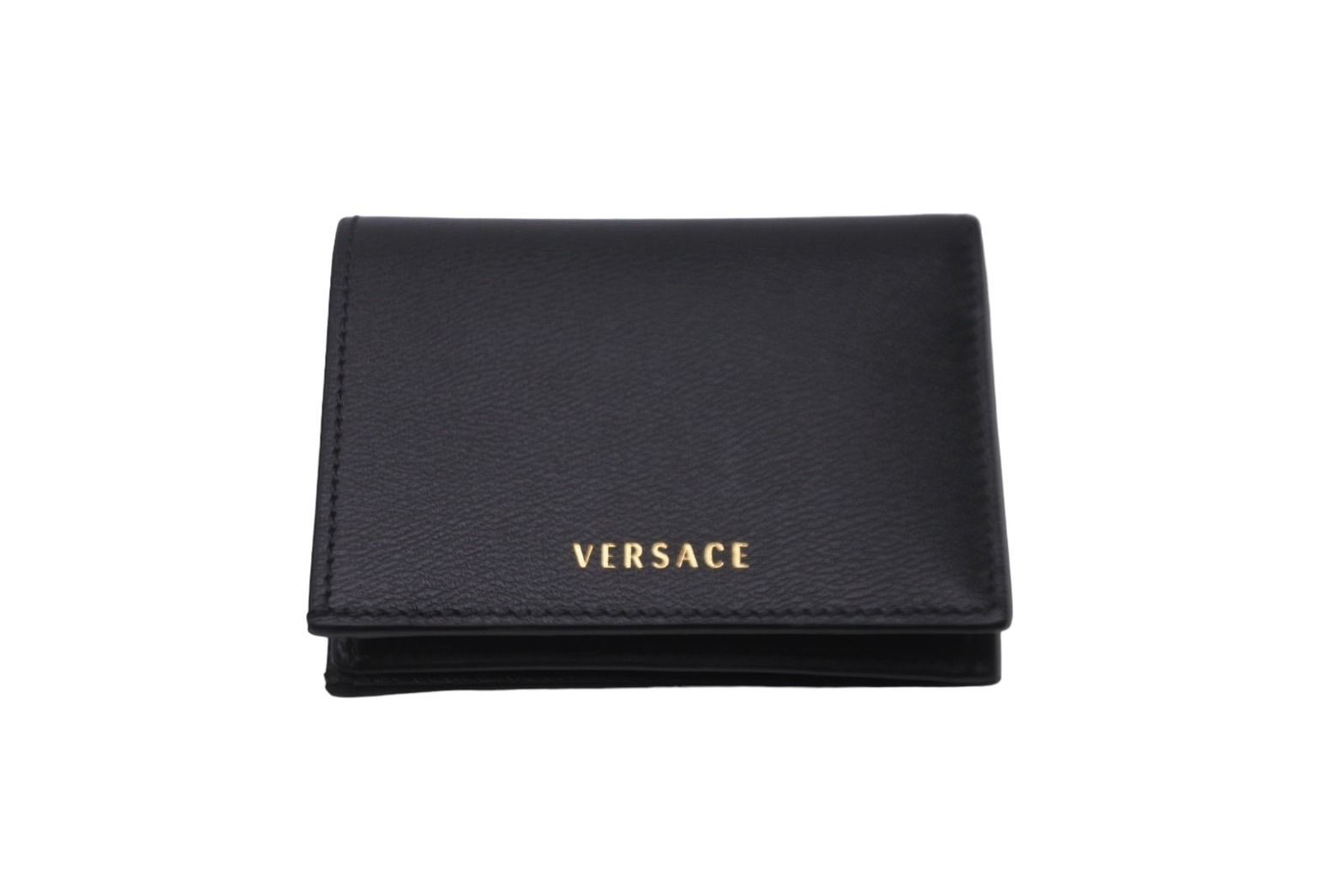極美品 ヴェルサーチ メデューサ 二つ折り財布 ブラック ゴールド 金具 レザー 楽天市場】ヴェルサーチ 二つ折り財布 小銭入れ付き メデューサ