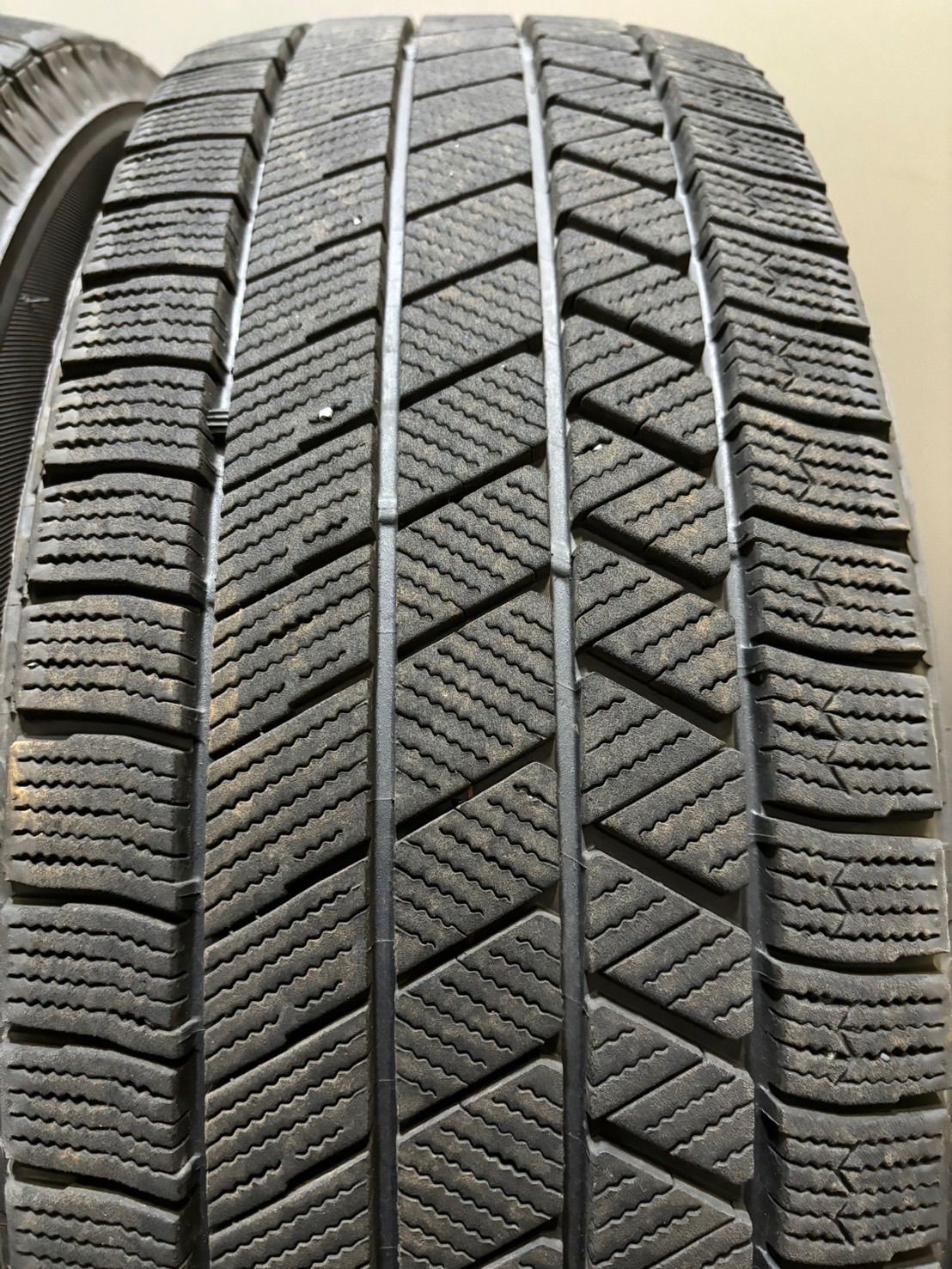 ★195/65R15 BRIDGESTONE/VRX3 21年製 ECO FORME 15インチ 6J +43 100 5H スタッドレス 4本 プリウス ウィッシュ (南3-G248)