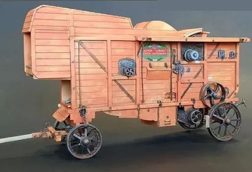 【】プラモデル 1/35 脱穀機 [PLM585]