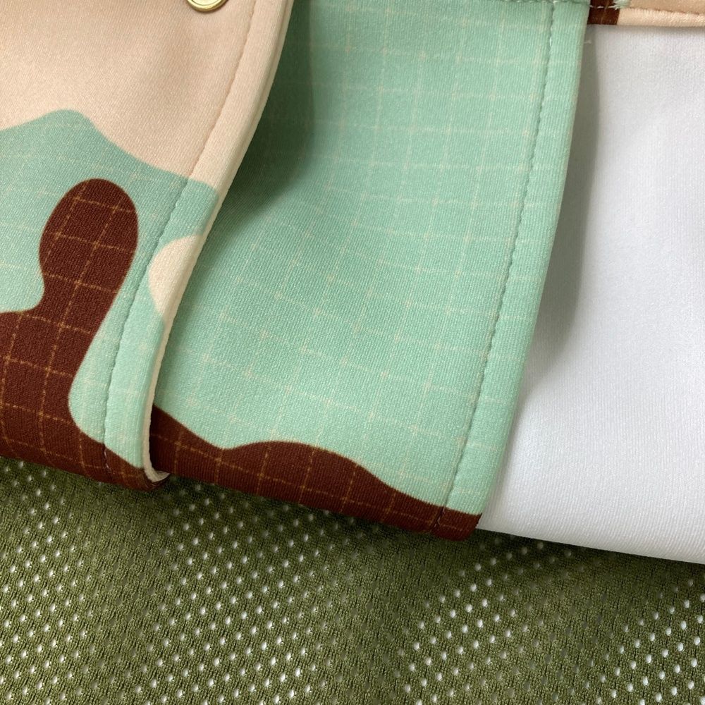 限定SALE サイズ 5 RUSSELUNO ラッセルノ 長袖 コーチジャケット カモフラ柄 ベージュ系 240101542198 ゴルフウェア メンズ ストスト 特別価格