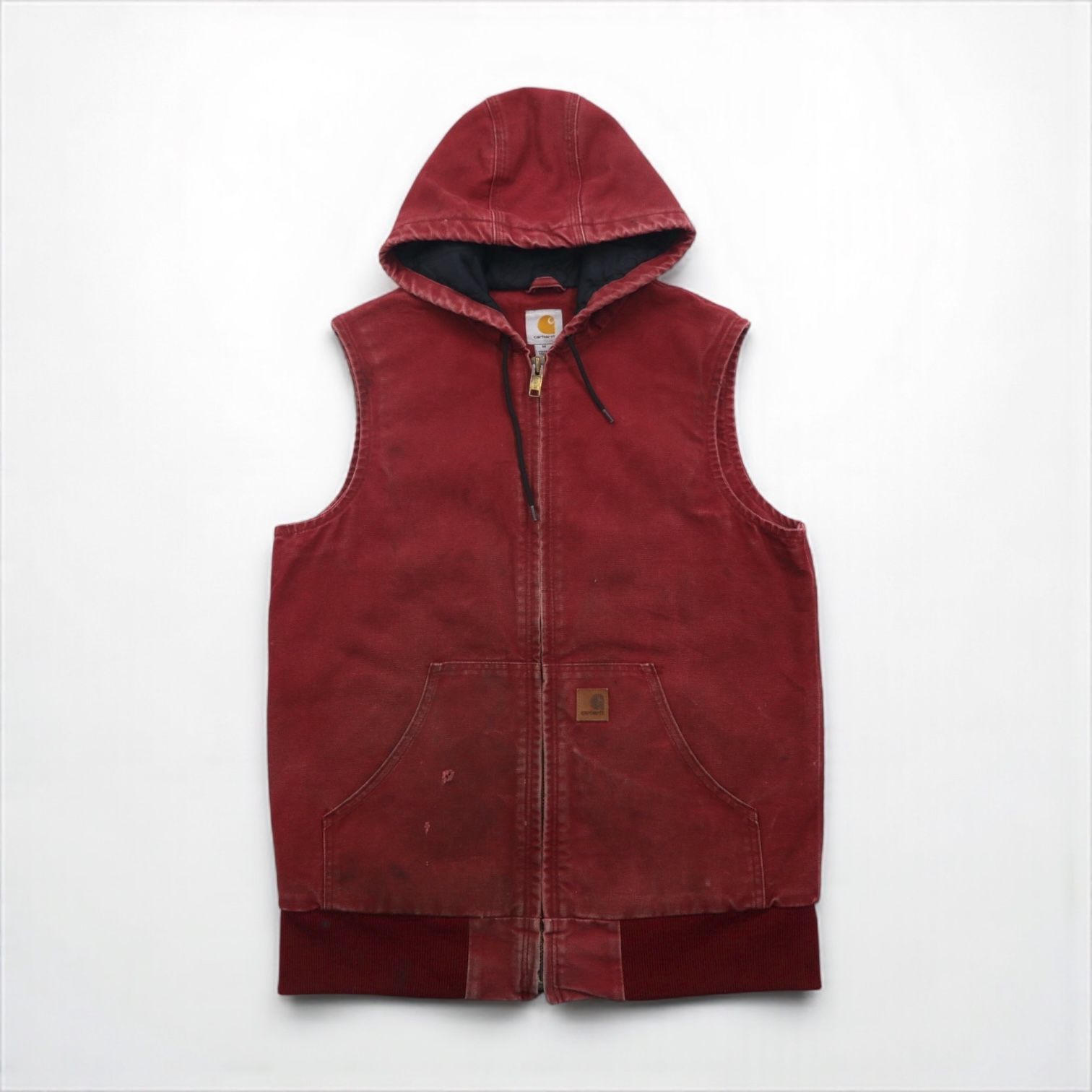 carhartt ベスト サンドストーンダック アークティック M レッド