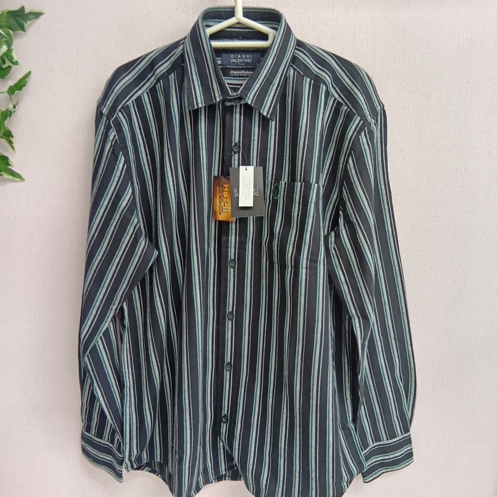 GIANNI VALENTINO]ジャンニバレンチノ ストライプ ワイシャツ
