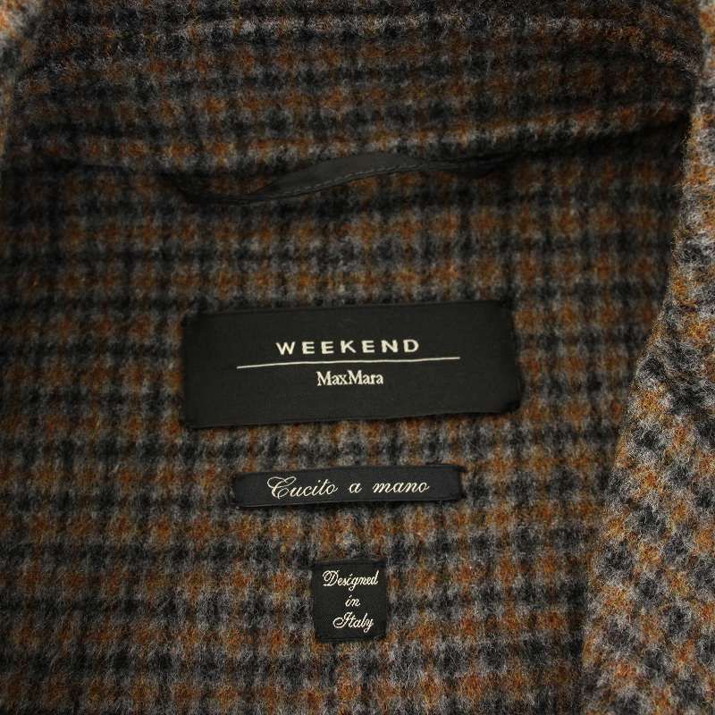 Weekend Maxmara《アジターレ》チェッカード キルティングコート