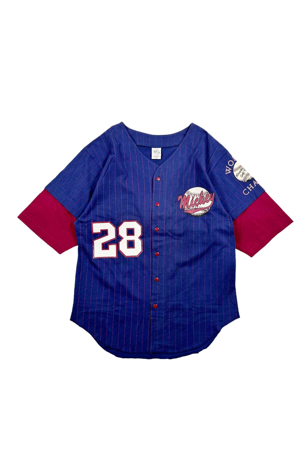 90's DISNEY STORE ディズニー ベースボールシャツ 90s ミッキー ベースボールシャツ Disney ストリート - メルカリ