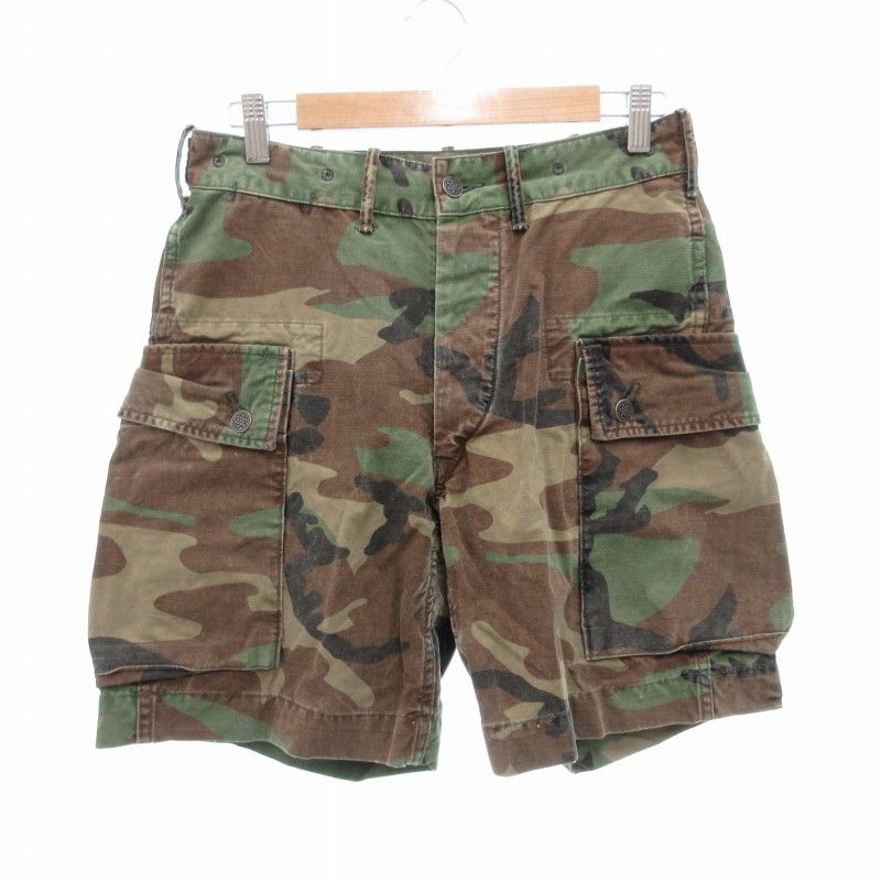 ダブルアールエル RRL カーゴショーツ ショートパンツ カモ 迷彩柄